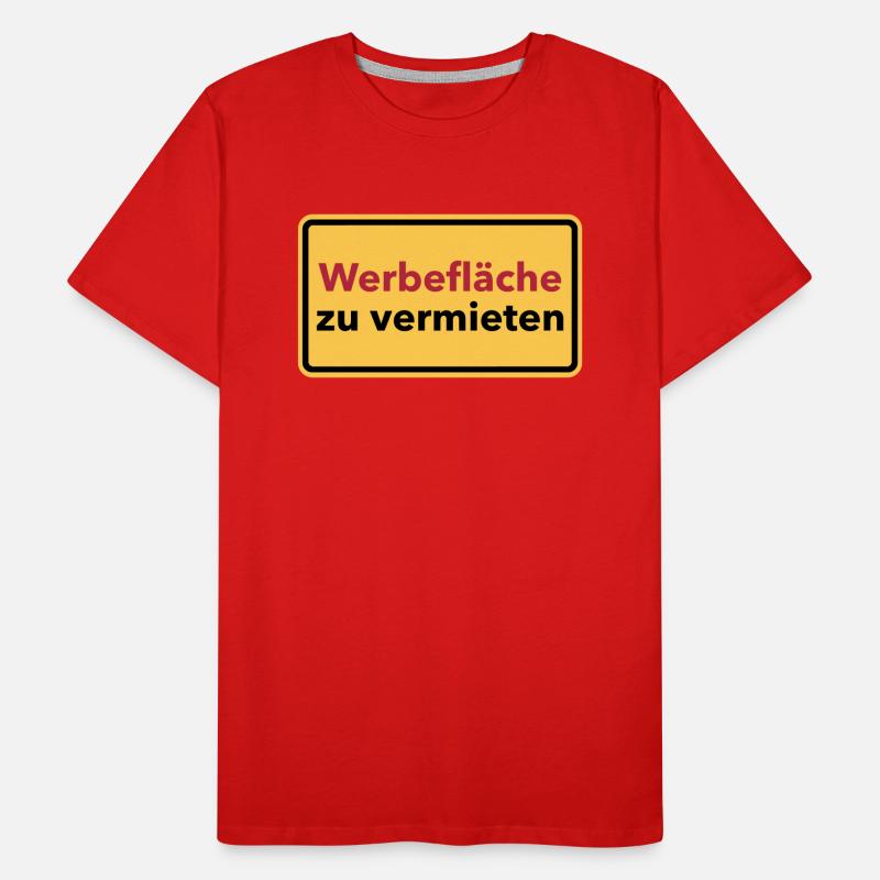 Werbung Männer Premium Bio T-Shirt