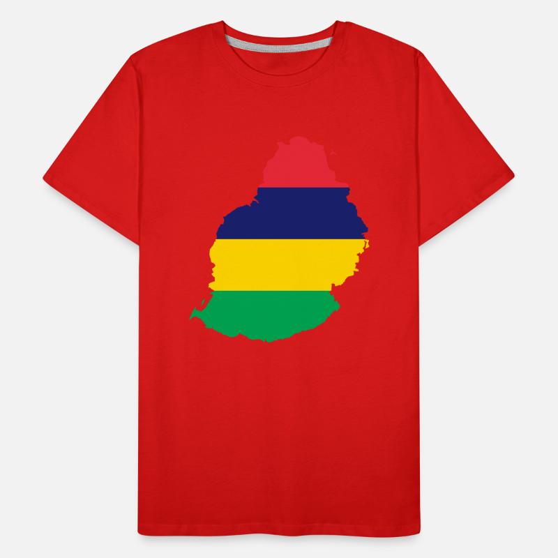 Mauritius Men's Premium Organic T-Shirt