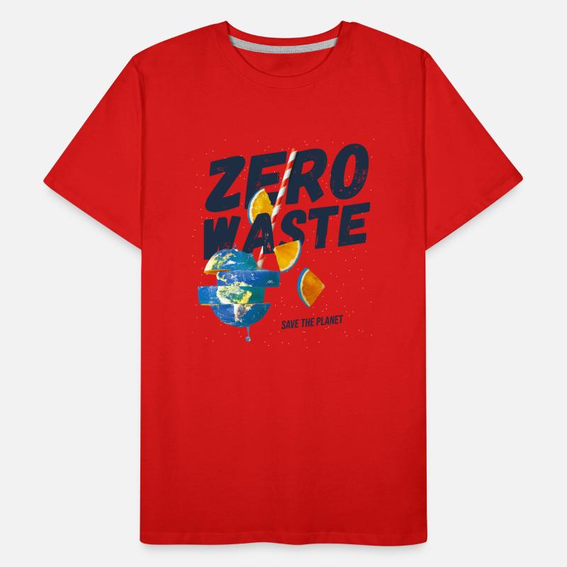 Zéro déchet, planet B T-shirt bio Premium Homme