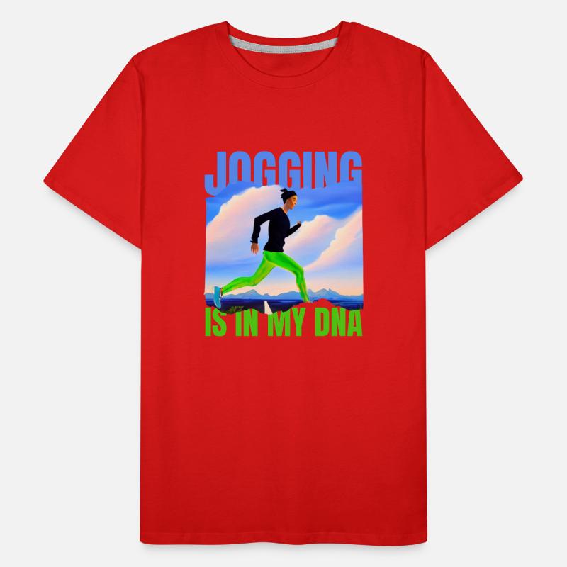 LE JOGGING EST DANS MON ADN T-shirt bio Premium Homme