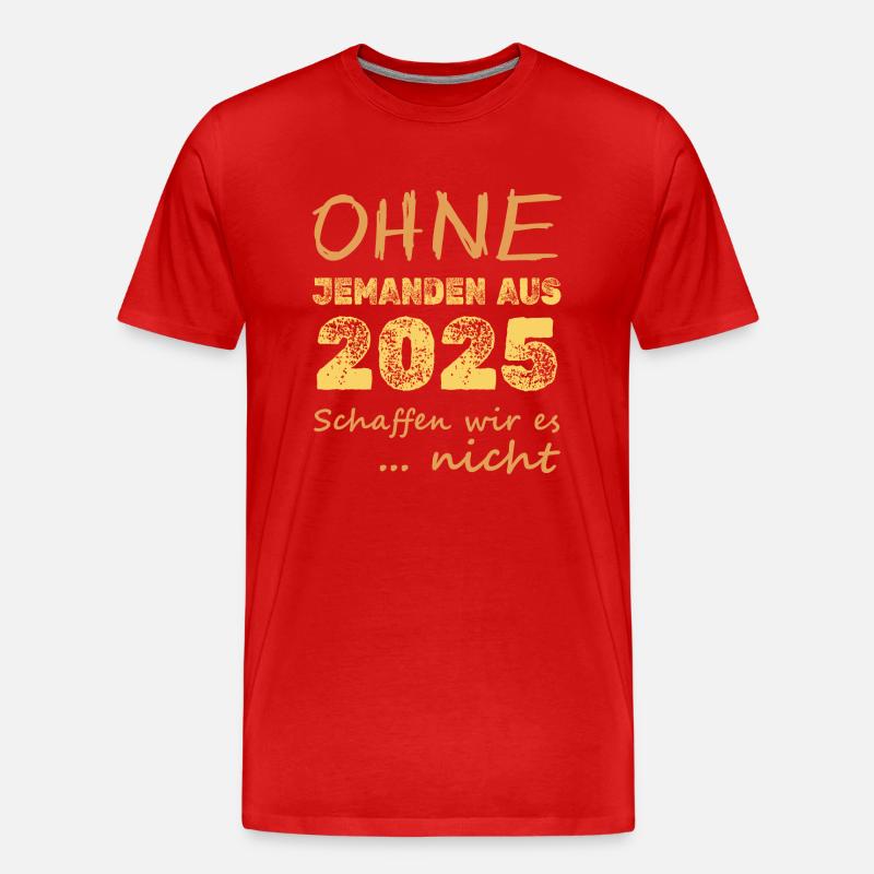 es 2025 - Männer Premium Bio T-Shirt - Rot