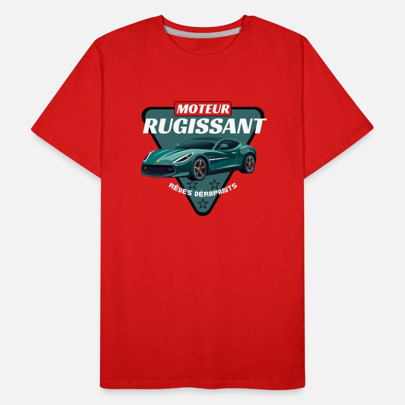 Roaring Engine Men's Premium Organic T-Shirt