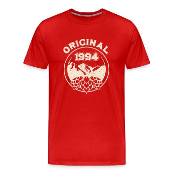 1994 BC Original - 1994 Cadeau d’anniversaire - T-shirt bio Premium Homme - rouge - Devant - Damien (186cm)