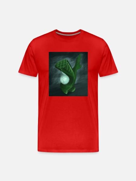 Abstract sculpture - Men's Premium Organic T-Shirt - red