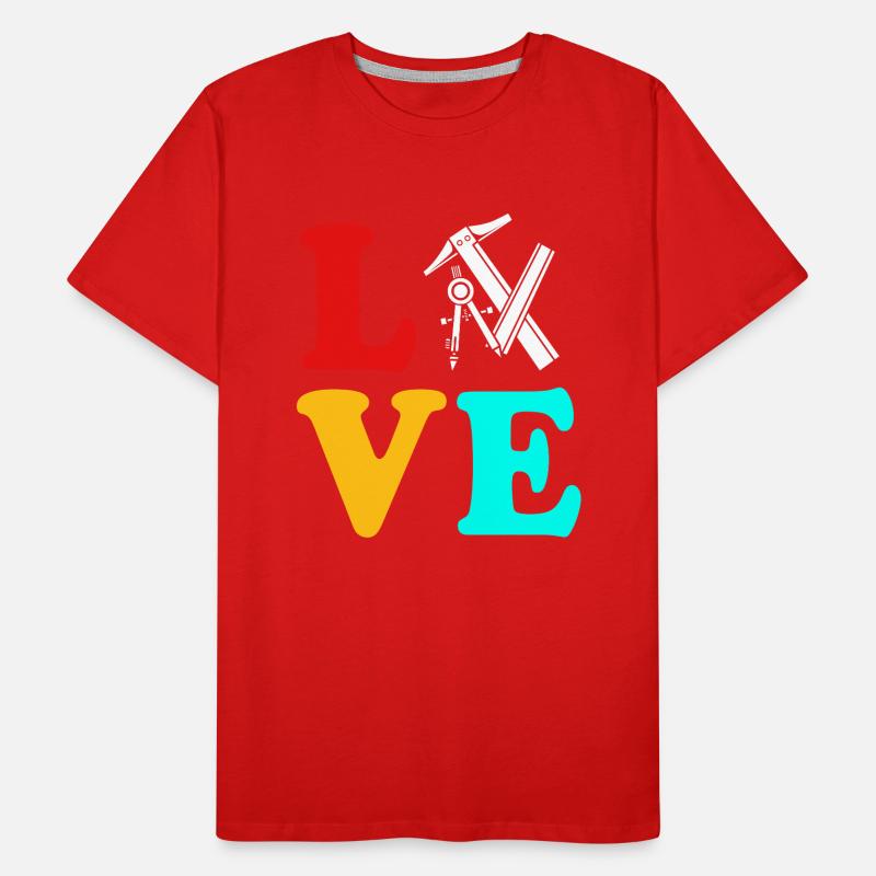 Architecte Architecture T-shirt bio Premium Homme