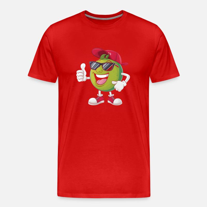 Guave - Männer Premium Bio T-Shirt - Rot