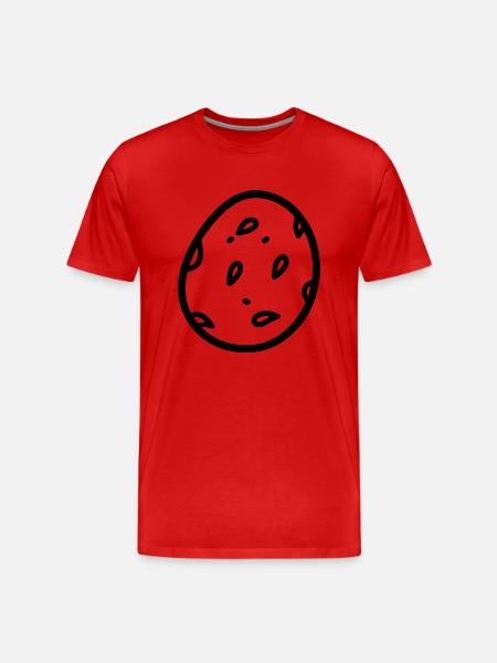potato - Men's Premium Organic T-Shirt - red