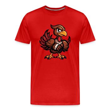 Turquie - T-shirt bio Premium Homme - rouge - Devant - Damien (186cm)
