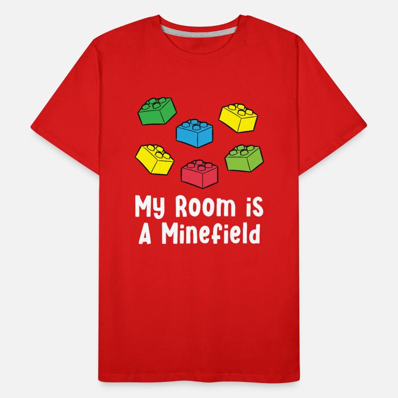 Brick Builder Brick Building Master Builder Men's Premium Organic T-Shirt