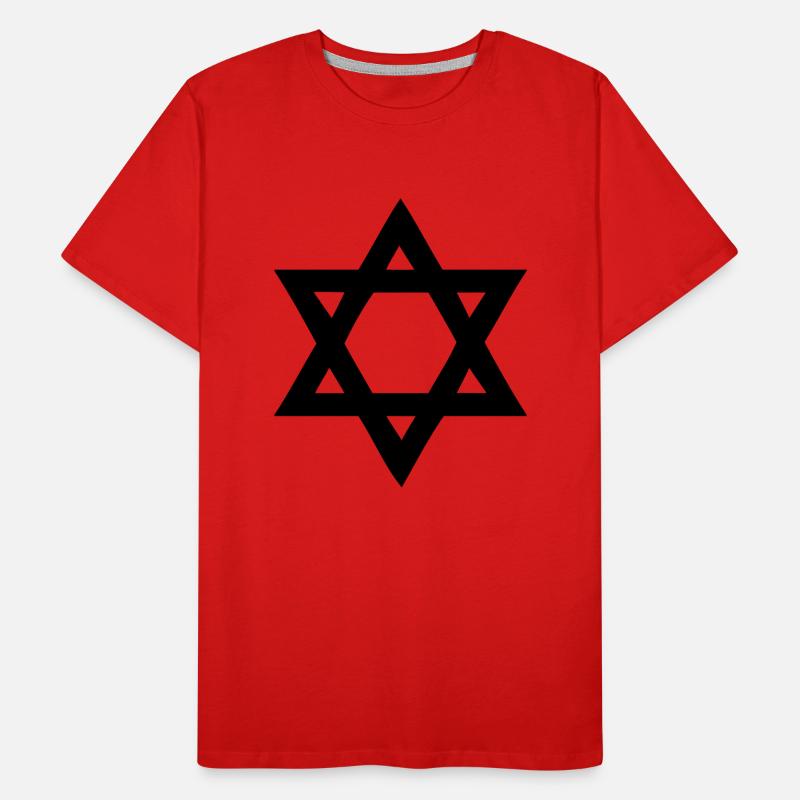 Davidstern Männer Premium Bio T-Shirt