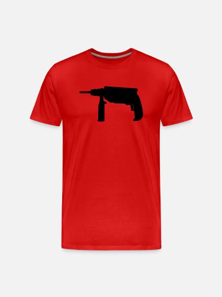 drill - Men's Premium Organic T-Shirt - red