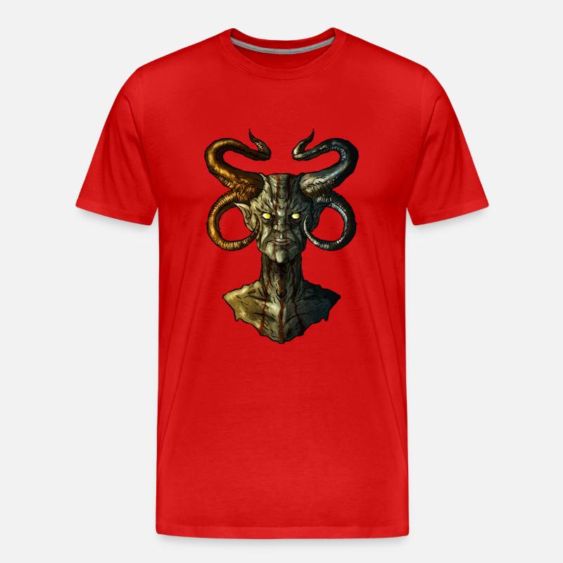Teufel 2 - Männer Premium Bio T-Shirt - Rot
