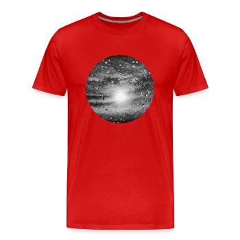 Mille soleils - T-shirt bio Premium Homme - rouge - Devant - Damien (186cm)