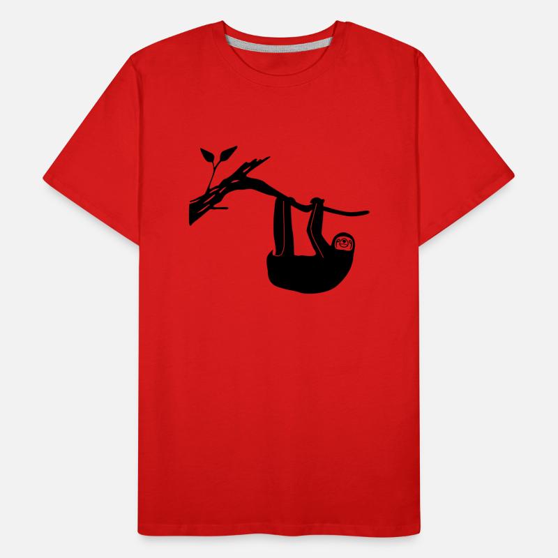 sloth Männer Premium Bio T-Shirt