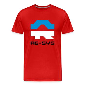 ag systems - Men's Premium Organic T-Shirt - red - Front - Damien (186cm)