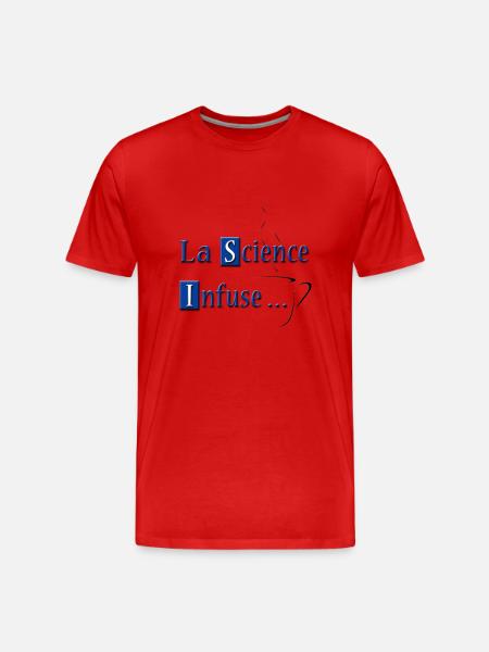Science Infuse - Men's Premium Organic T-Shirt - red