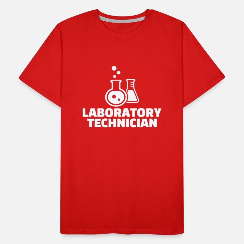 Laboratory technician T-shirt bio Premium Homme