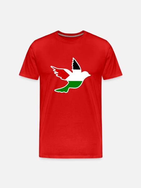 Free palestine - T-shirt bio Premium Homme - rouge