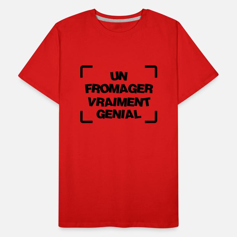 Fromager / Agriculture / Fermier / Fromage / Ferme T-shirt bio Premium Homme