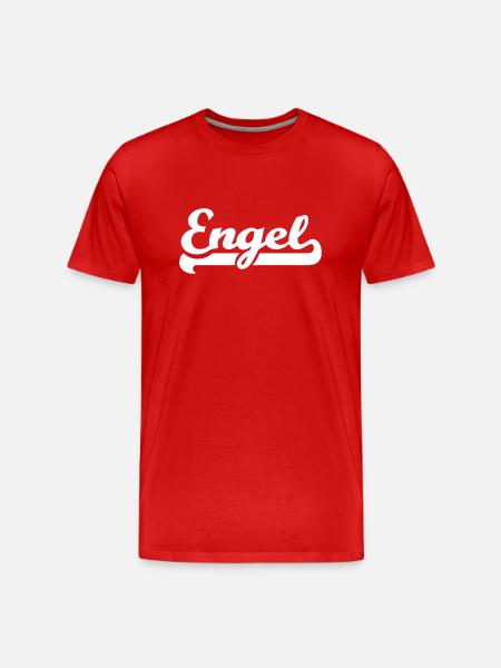 Engel - Männer Premium Bio T-Shirt - Rot
