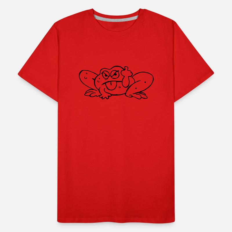 Crapeaud tire la langue T-shirt bio Premium Homme
