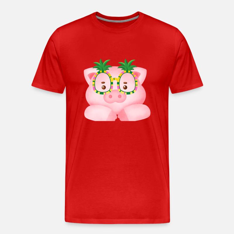 Süßes Schwein - Männer Premium Bio T-Shirt - undefined
