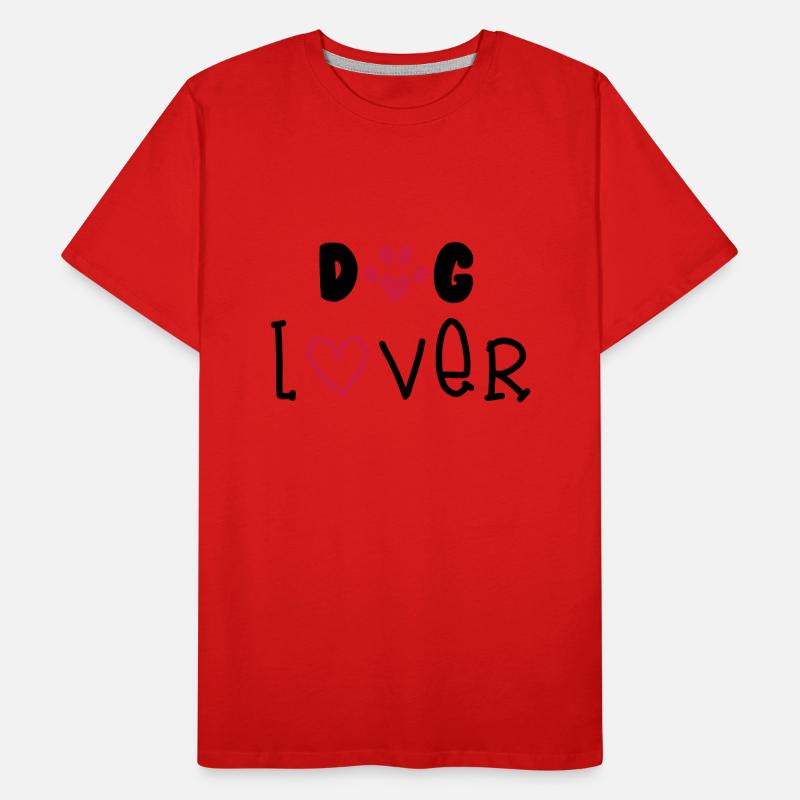 Dog Lover Men's Premium Organic T-Shirt