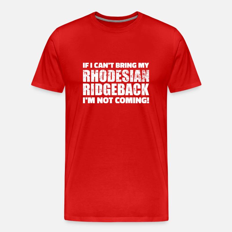 Rhodesian Ridgeback - Männer Premium Bio T-Shirt - Rot