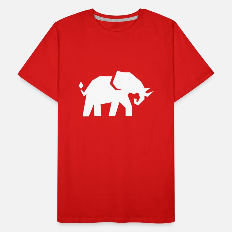 Elefant Männer Premium Bio T-Shirt