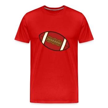 Ballsport - Männer Premium Bio T-Shirt - Rot - Vorne - Damien (186cm)