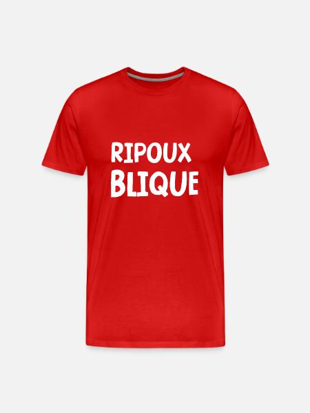 ripoux blique - T-shirt bio Premium Homme - rouge