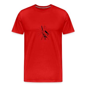 Wassersport - Männer Premium Bio T-Shirt - Rot - Vorne - Damien (186cm)