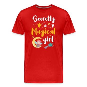 Fantasy Fairy Tale Sister Fairies - T-shirt bio Premium Homme - rouge - Devant - Damien (186cm)