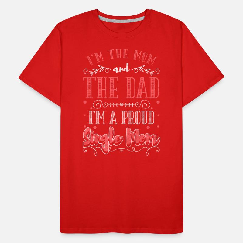 Eltern Team Muttertag Männer Premium Bio T-Shirt