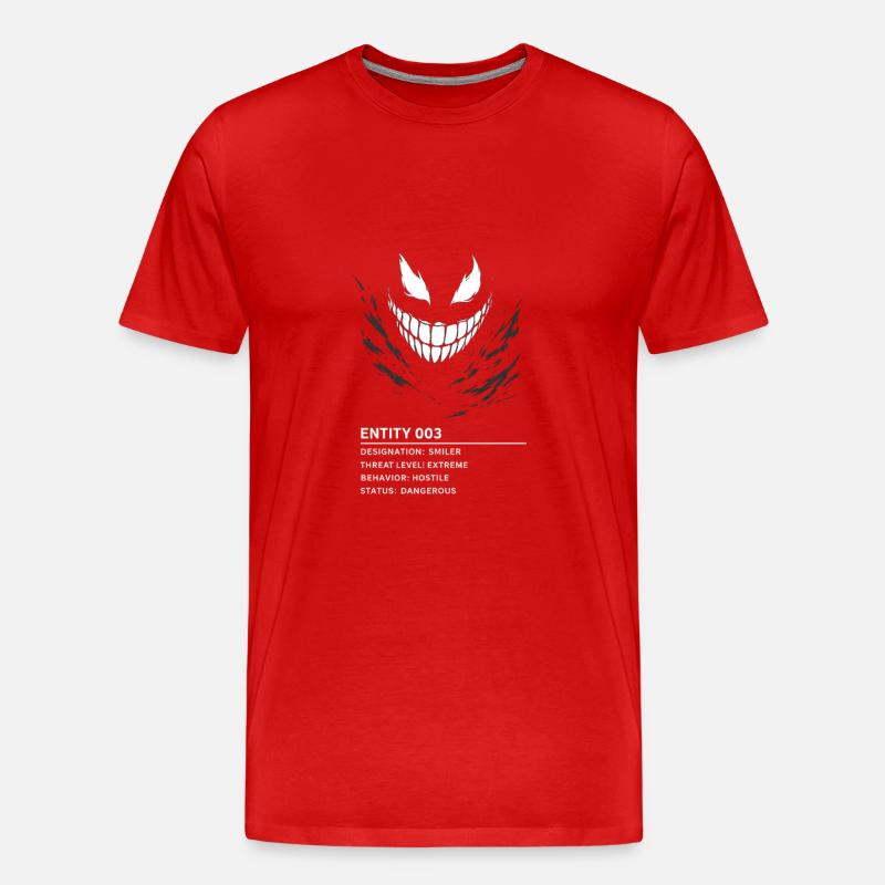 Backrooms - entity_003 - Männer Premium Bio T-Shirt - Rot
