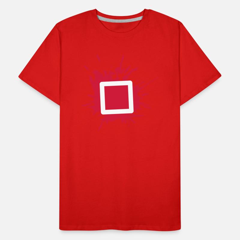 square drop X triangle icons controller game Men's Premium Organic T-Shirt