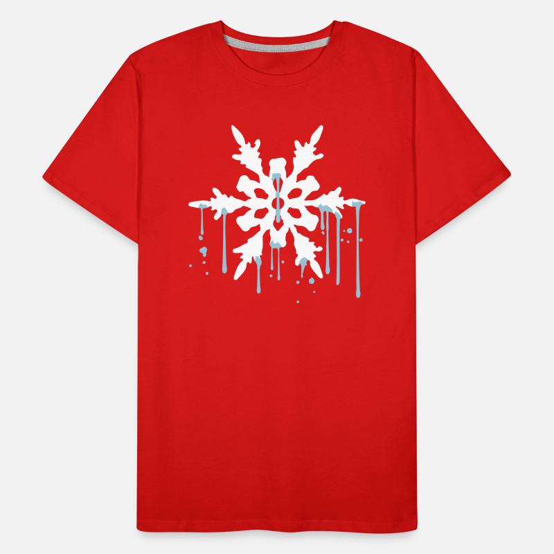 water wet graffiti drops melted cool win Men's Premium Organic T-Shirt