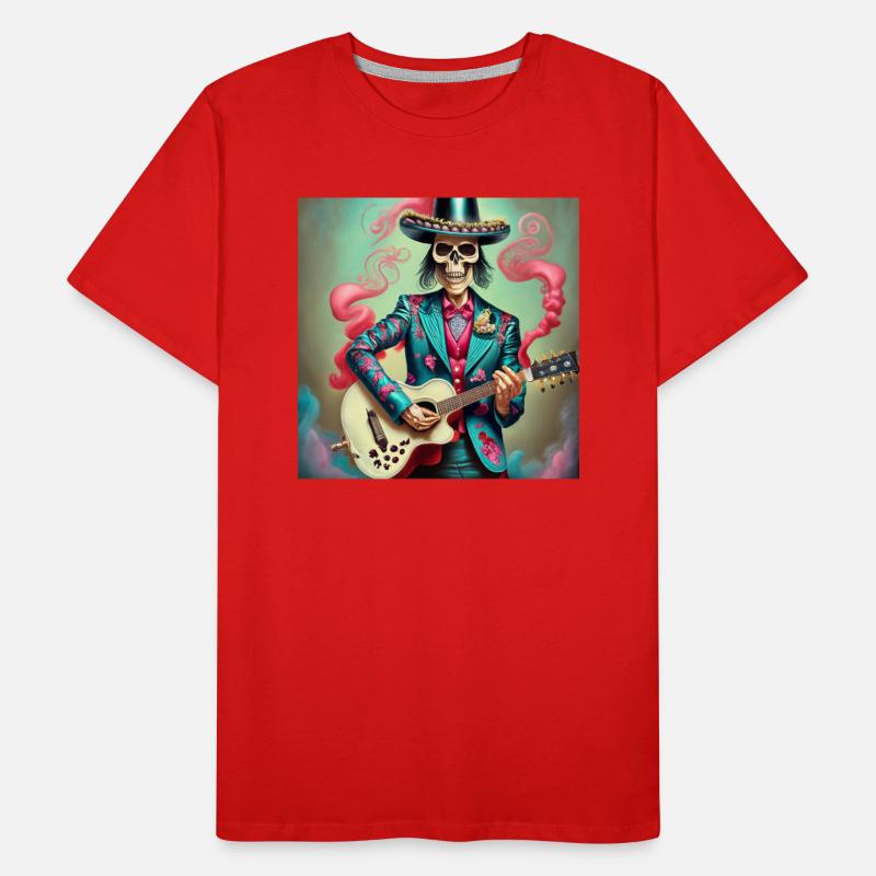 squelette T-shirt bio Premium Homme