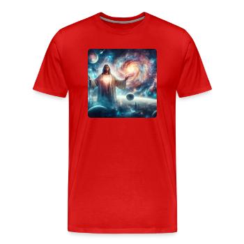 Image 24 - T-shirt bio Premium Homme - rouge - Devant - Damien (186cm)