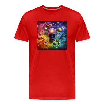 Image 7 - T-shirt bio Premium Homme - rouge - Devant - Damien (186cm)