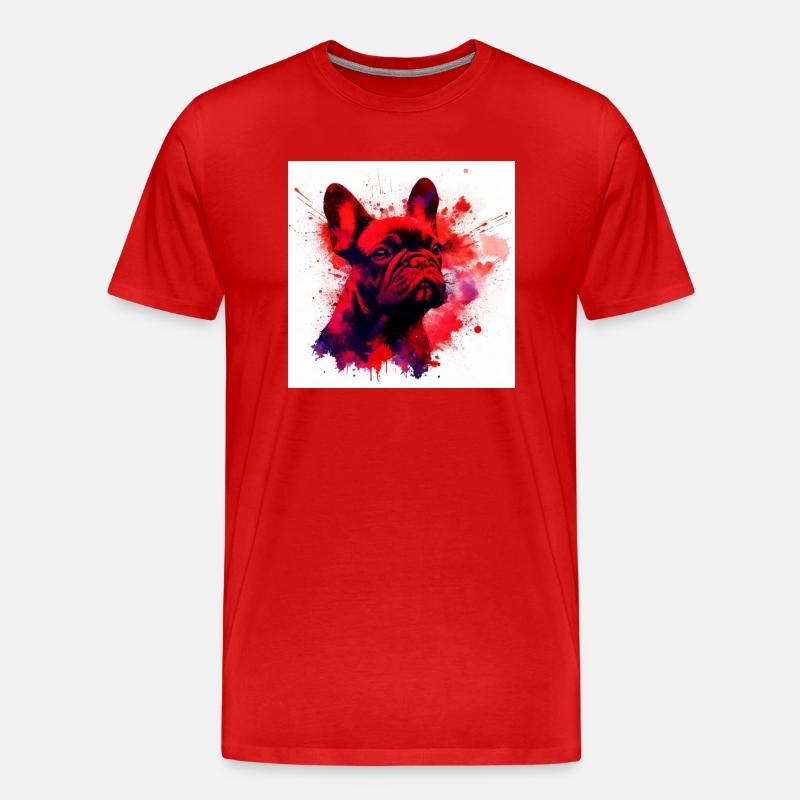 Bully Love - Männer Premium Bio T-Shirt - Rot