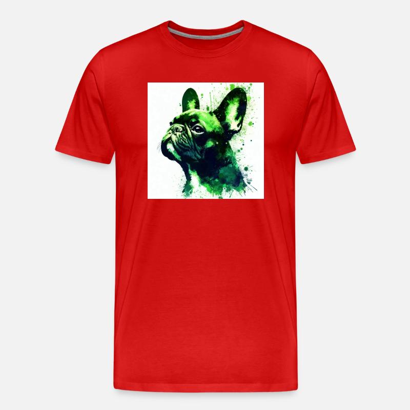 Bully Love - Männer Premium Bio T-Shirt - Rot