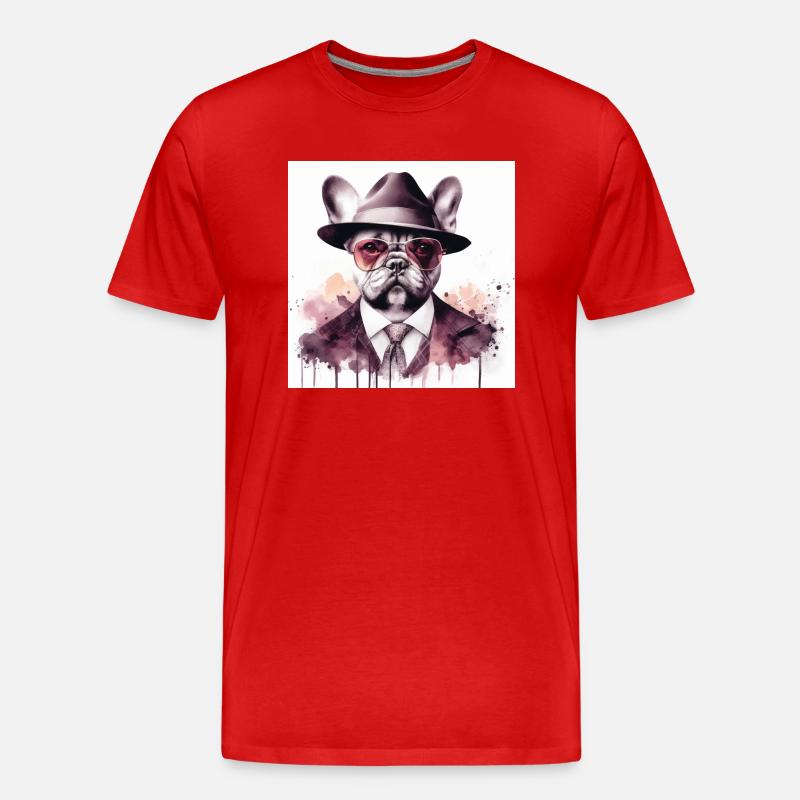 Bully der Pate - Männer Premium Bio T-Shirt - Rot