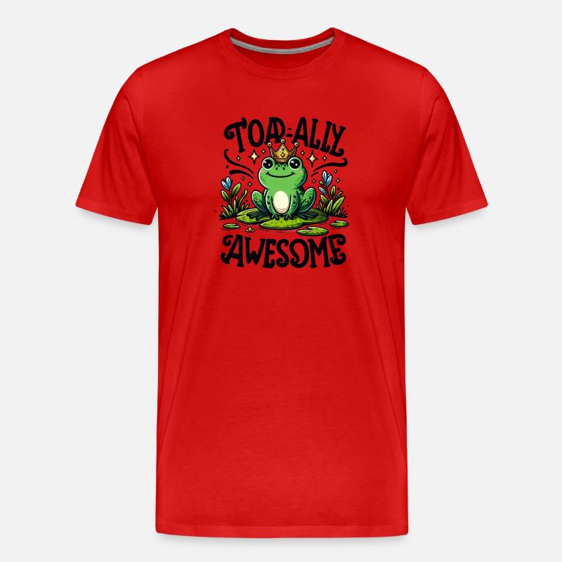 Toadally Awesome - Männer Premium Bio T-Shirt - Rot