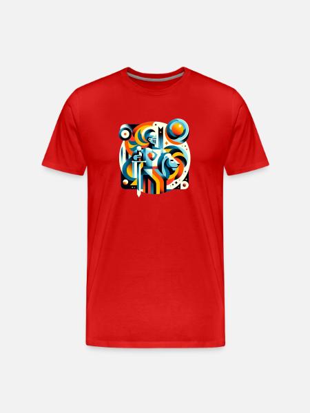 Gareth - Men's Premium Organic T-Shirt - red