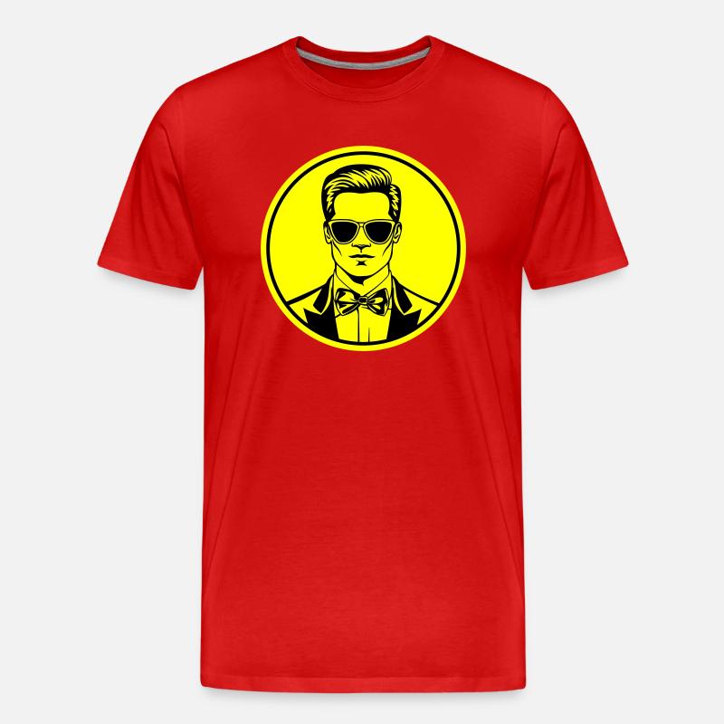 Junggesellenabschied Bräutigam - Männer Premium Bio T-Shirt - Rot