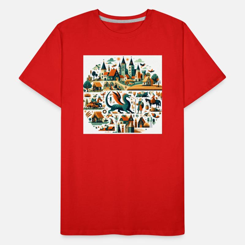 Middle Ages Men's Premium Organic T-Shirt