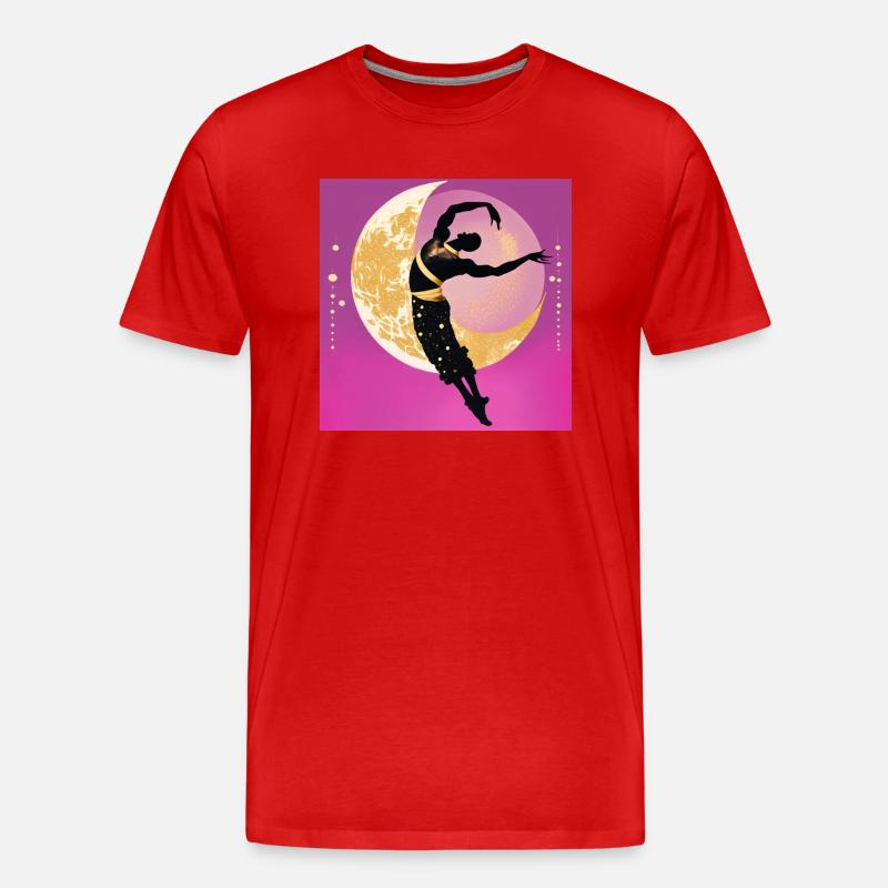 Durch Matching - Männer Premium Bio T-Shirt - Rot