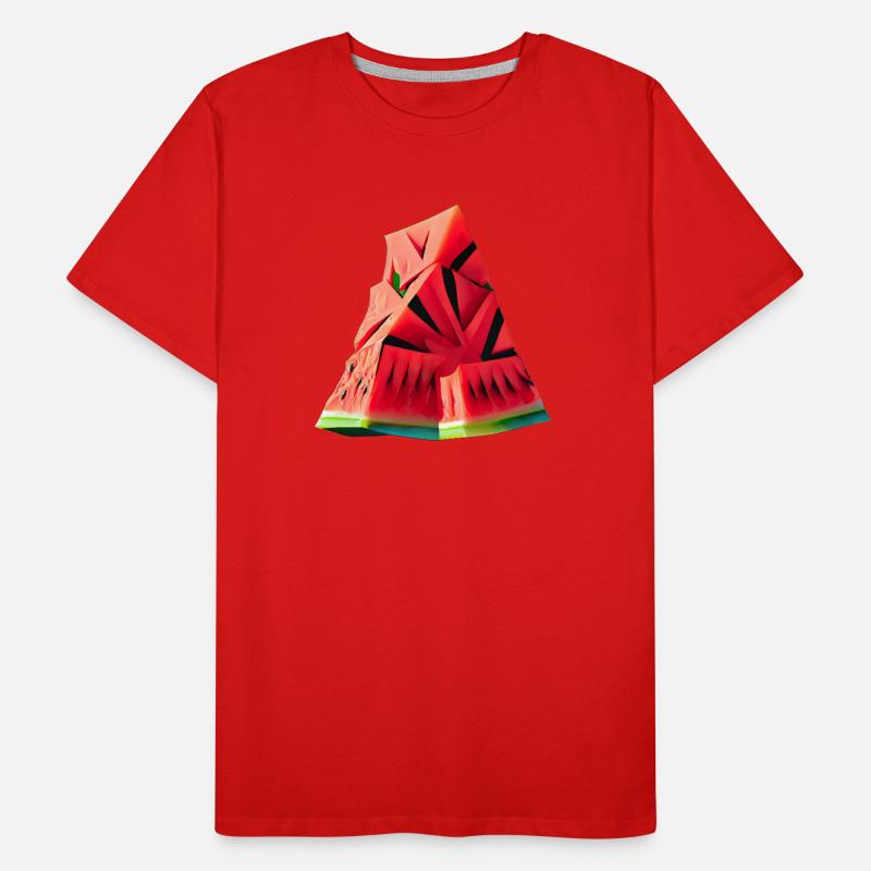 Un morceau de pastèque T-shirt bio Premium Homme