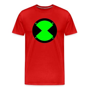 Watch Ben Ten - Men's Premium Organic T-Shirt - red - Front - Damien (186cm)